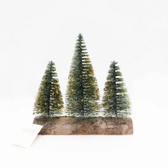 Funkelnder Weihnachts-Mini-Kleinbaum in Bergform, kleiner Baum, Weihnachtsdekoration, Heimdekoration, Weihnachtsbaum